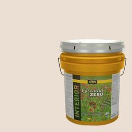 Rodda Paint CASCADIA ZERO Interior Flat Paint & Primer in One, 5-Gallon, Warm Beige