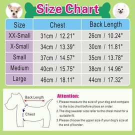 CHBORCHICEN Small Dog Sweaters Knitted Pet Cat Sweater Warm Dog Sweatshirt Dog Winter Clothes Kitten Puppy Sweater (Medium, Purple)