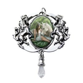 Pure Heart Enchanted Cameo Pendant by Anne Stokes