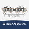 Husqvarna X-Cut SP33G 20 Inch Chainsaw Chain, .325" Pitch, .050"