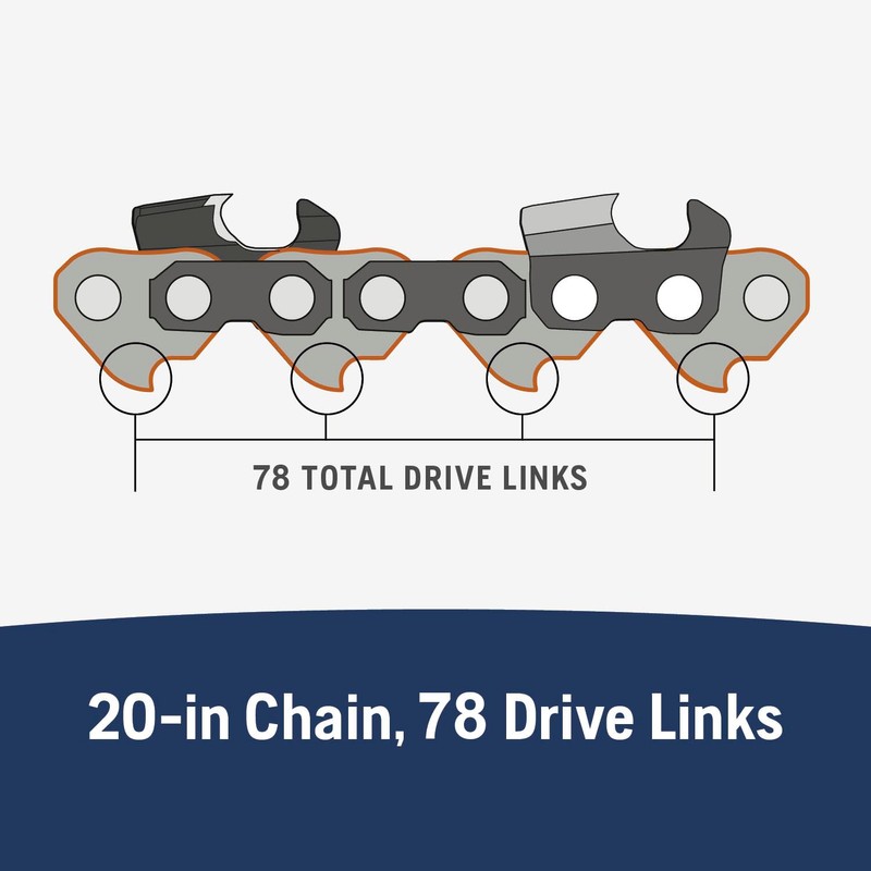 Husqvarna X-Cut SP33G 20 Inch Chainsaw Chain, .325" Pitch, .050"