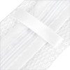 White Polyester Equestrian Necktie Stock Tie Unisex Male Female Horse