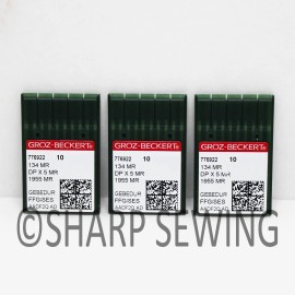 Gammill, A-1 923, Feiyue  FY5318, HQ Handi Quilter GAMMILL TIN LIZZIE ANSLEY GROZ-BECKE​RT QUILTING QUILT TITANIUM NEEDLES 134MR - 16/100, FFG/SES (Light BallPoint), 30