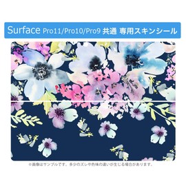 Surface Pro 11 (2024) / Pro10(for Business) / Pro9 (2022) Compatible with Back, Protective Design, Skin Seal, Compatible with Pro8/ProX, Popular, 014554, Flowers, Colorful