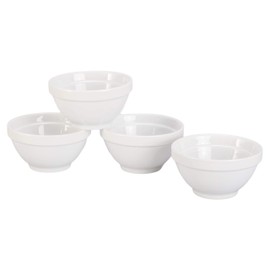 BIA Cordon Bleu 16-Ounce Stackable Bowl, Set of 4, White (900101S4SIOC)