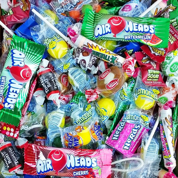 Assorted Candy Party Mix, 6x6x6 Bulk Box (Appx. 4 Lbs): Fire Balls, Airheads, Jawbusters, Laffy Taffys, Tootsie Rolls and Much More of Your Favorite Candy!