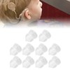 10Pcs Silicone Eartips Double Layer Washable Design Antistatic Detachable Earbud