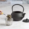 Primula Black Hammered 40 Ounce Cast Iron Teapot