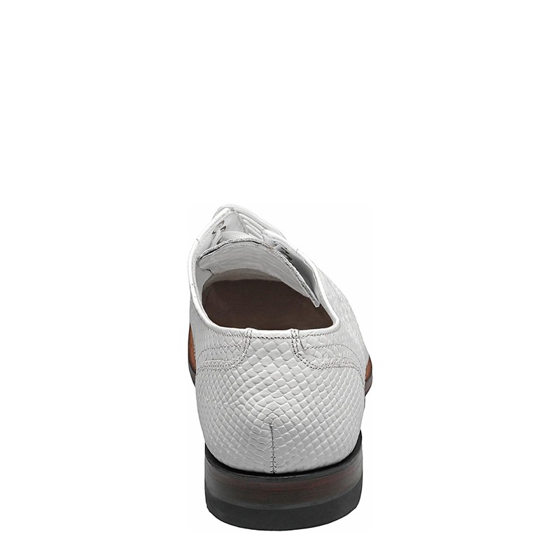 Stacy Adams Men's Madison Plain Oxford,White,13 D US