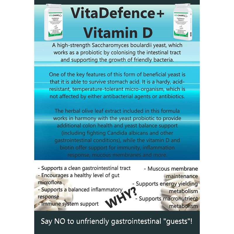 VitaDefence+ Vitamin D Complex - Immune Defence Boosting Formula |