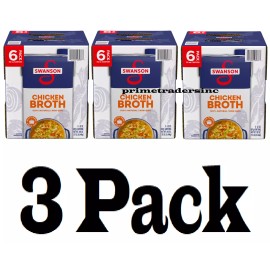 Swanson 3 Pack - Swanson Chicken Broth 32 oz., 6 pk.