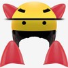 JQ Helmet Animal Ear Decoration Tuning Customization Red 1 Piece Helmet Customization Helmet Accessories / 헬멧 동물귀 장식 튜닝 꾸미기 레드 1개 헬멧꾸미기 헬멧악세사리