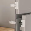 Refrigerator Fridge Freezer Door Lock for Kids and Aging Seals,