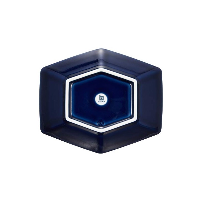 Hakusan Toki Boiling Pot, Glossy Navy Blue, Approx. 6.1 x