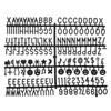 QUARKZMAN Felt Letter Board Numbers Sign 3/4 Inch Black Alphabet
