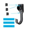 Teurroie EV Vehicle SAE J1772 Wall-Mount Charger Holder, Portable Space