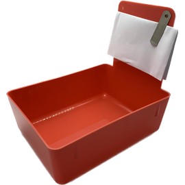 Dental Lab Pan Red 12/Box Quality Color Coded Organization