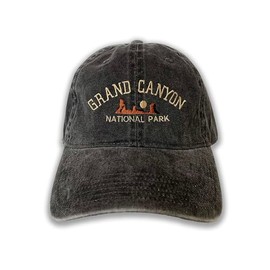 USmania Grand Canyon National Park Embroidered Cap hat Baseball hat (Black)