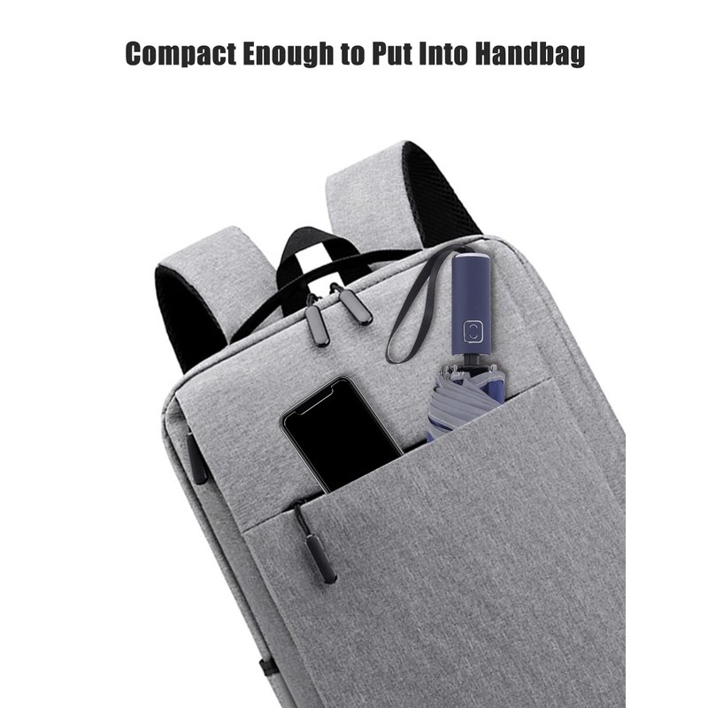 Cilnos Umbrella Windproof Strong, Folding Travel and Compact Umbrella with