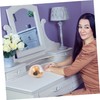 Healvian Countertop Makeup Sponge Holder Cute Rabbit Design Storage Case