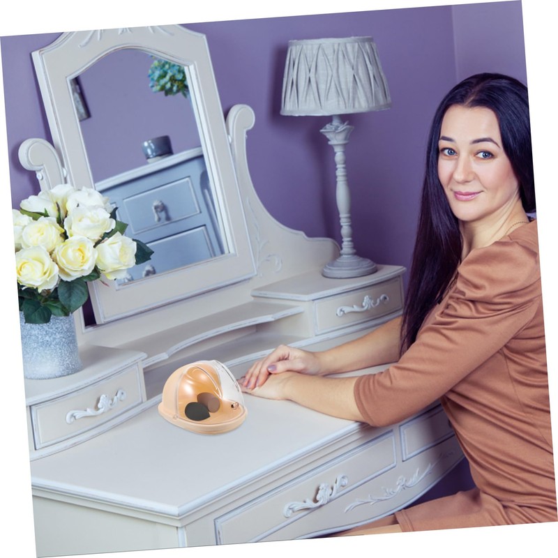 Healvian Countertop Makeup Sponge Holder Cute Rabbit Design Storage Case