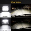 Jamarco H6054 LED Headlights, 2Pcs Rectangular 5x7 7x6 LED Headlight