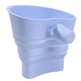 LeLehome Foldable Flour Funnel for Kitchen Aid Mixer, Silicone Powder Funnel Stand Mixer Attachment, Collapsible Design Easy-Pour No-Mess