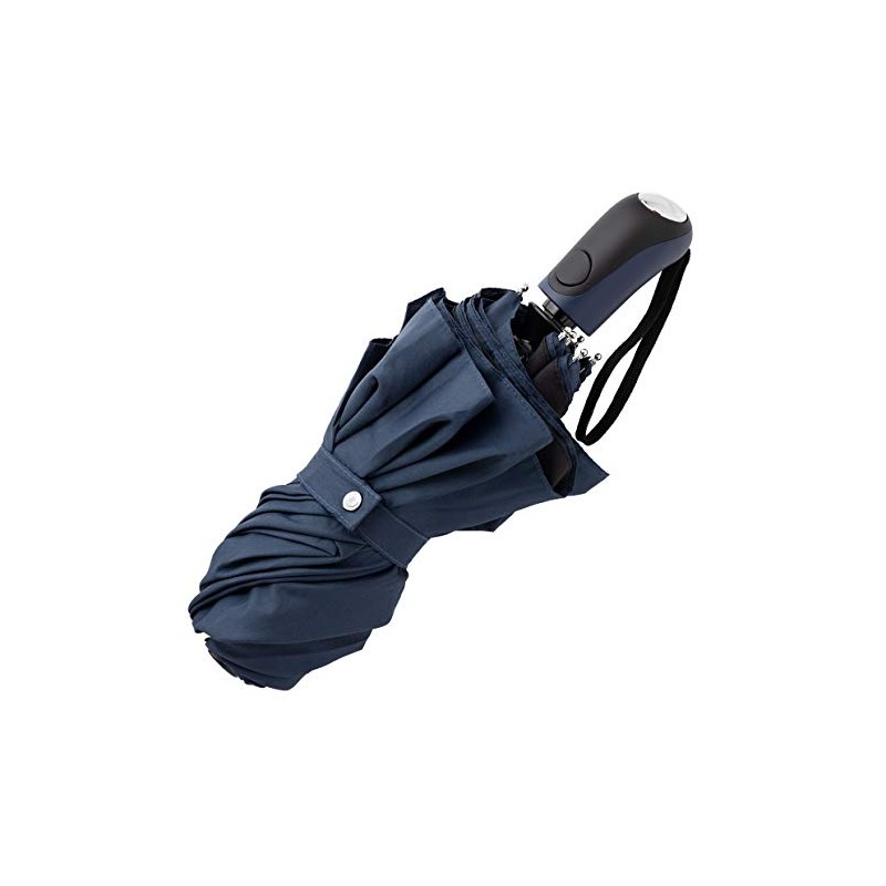 Cerruti 1881 Irving Umbrella, Black & Blue, Manual Opening and
