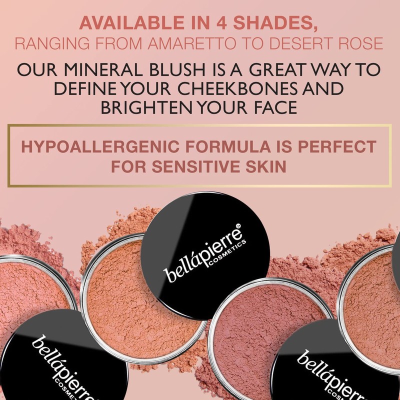 bellapierre Mineral Blush Warms Complexion for a Healthy Glow |