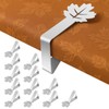 Otoolling 12 Pcs Tablecloth Clips Holder Maple Leaf Shape Picnic