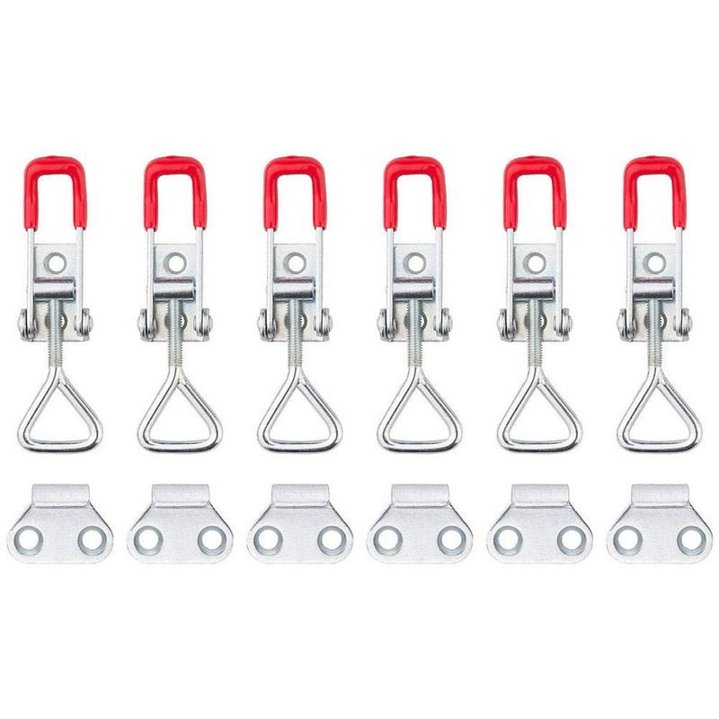 Gasea 6 Packs Adjustable Toggle Clamps, 100KG/ 220lbs Holding Capactity
