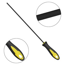 Eruceky 4 pieces 5.5 mm file for chainsaw, chainsaw file set, file set with handle, comfortable to hold, suitable for chainsaws, chainsaws