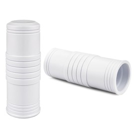 R22054 Pool Pole Handle Grip Replacement, 1-1/8-Inch White Vinyl Hand Grip for Swimming Pool and Spa Poles, Use to Repair and Restore Telescopic Pool Pole Handle Grip, Pool Handle Parts (2 Pack)