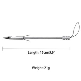 IronBuddy 10個パック 弓釣り矢じり ステンレススチール 釣り スリングショット カタパルト ダート 矢の頭 狩猟のヒントポイント