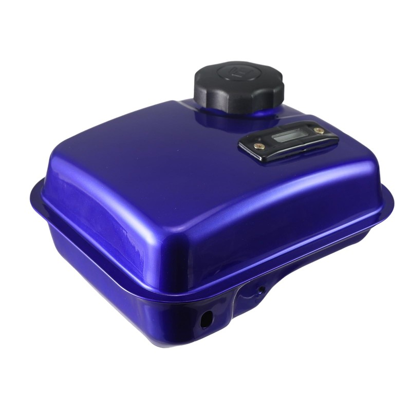 Fuel Tank for Predator Honda GX160 GX200, Metallic Blue w/Gauge