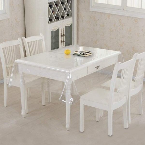 sancua 100% Waterproof Rectangle PVC Tablecloth - 70 x 70