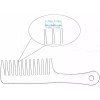 DOTING Peine De Dientes Anchos Para Cabello Rizado, Cabello Largo,