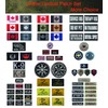 4 Pcs Canada Ontario/British Columbia/Manitoba/Saskatchewan Province Shield National Emblem Patch