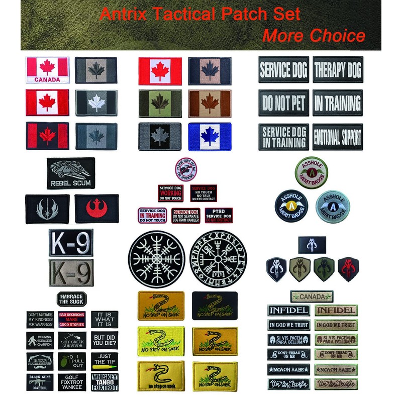 4 Pcs Canada Ontario/British Columbia/Manitoba/Saskatchewan Province Shield National Emblem Patch