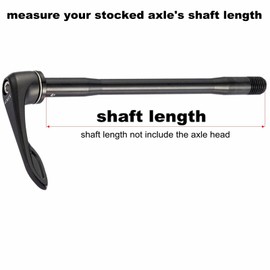 ODIER Bike Trailer Hitch Thru Axle Adapter 12mm with 1.0/1.5/1.75 Thread Pitch Shaft Length from197 to 229mm Compatible with E-Bike and Fat Bikes (M12x1.5(220-229mm))