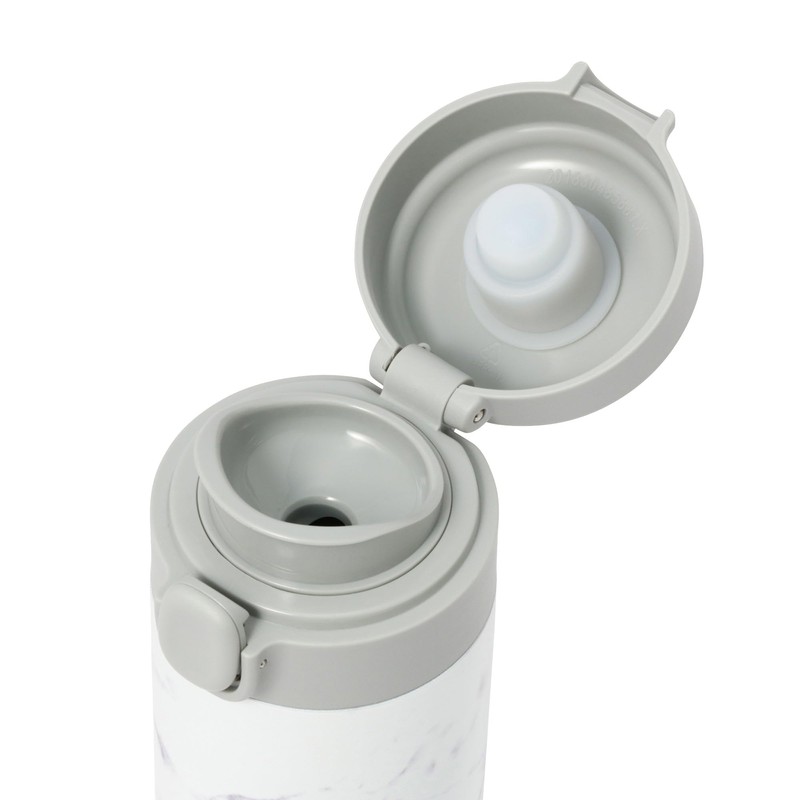 Francfranc One Touch Stainless Steel Bottle, 11.8 fl oz (350