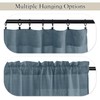 RYB HOME Swag Valances for Living Room, Linen Blend Curtains