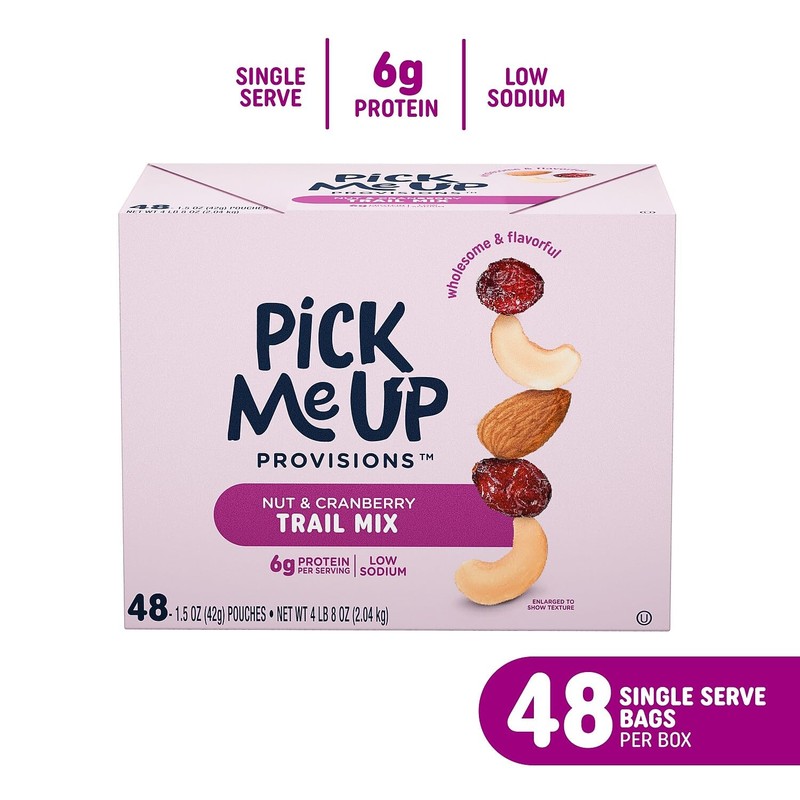 Pick Me Up Provisions Nut & Cranberry Trail Mix, 48