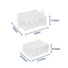 ECSiNG 2 Sets Car Connector Housing 6.3 mm 8 Pin