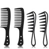 Wide Tooth Curl Comb Set of 4pcs, Classic Comb for