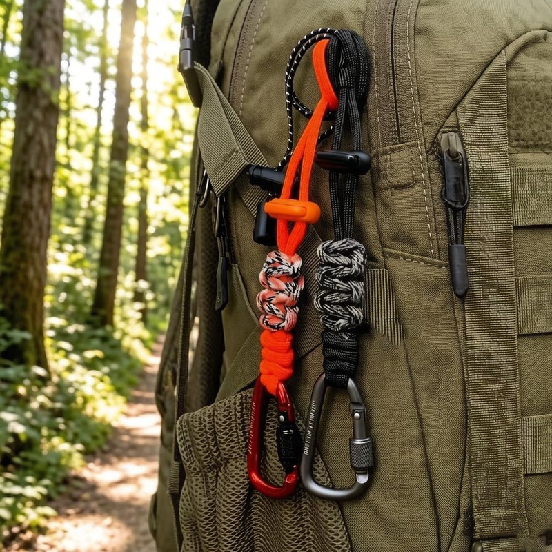 QUANTALY ペットボトルホルダー ストラップ カラビナ ドリンクホルダー 登山 アウトドア カラビナ おしゃれ 両手解放