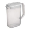 ANGIX Fridge Door Jug with Handle | Plastic Pitcher Container