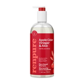 Renpure Apple Cider Vinegar & Aloe Shampoo, Plant-Based – Clarifies, Removes Residue and Nourishes for Shiny, Healthy Hair – For Dull Hair - Apple Cider Vinegar, Aloe Leaf Juice – 24 Fl Oz
