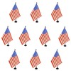 AZ FLAG Pack of 10 USA Table Flags 8.25 x