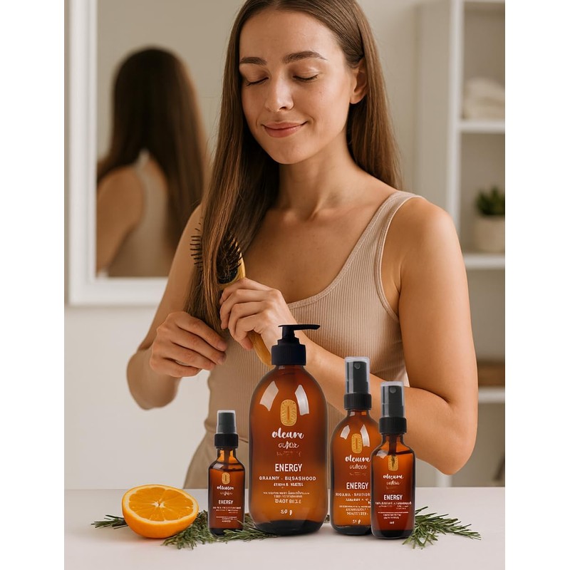 OLEUM VITAE Kit Cuidado de la Piel Naranja-Cedro. Con Aceite
